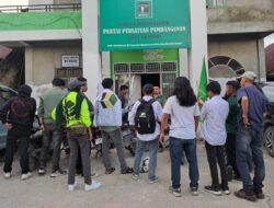 Tiga Sayap Partai Protes, Geruduk Kantor DPC PPP Kendari