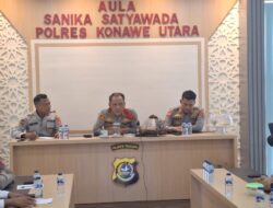 Kapolres Konut Pimpin Kesiapan Hut Kemerdekaan RI Ke-79