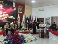 Usai Daftar ke KPU, ASR – Hugua Paparkan Visi Misi Pembangunan di Sultra