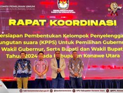 KPU Konut Gelar Rakor Persiapan Pembentukan KPPS, Berikut Tahapannya