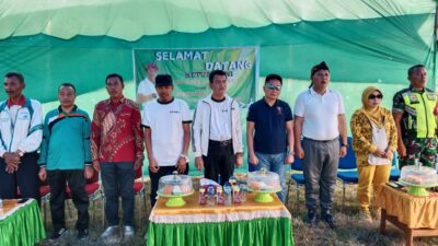Ketua KONI Resmi Membuka Kegiatan Turnamen di Desa Lahimbua Kecamatan Andowia