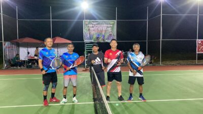 Meriahkan Hari Jadi Polwan Ke-76 dan Hut Lalu Lintas Ke-69, Kapolres Konut Buka Turnamen Tennis Oheo Champions