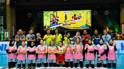 Tim Volly Putri Polda Sultra Pastikan Satu Tiket 8 Besar Kapolri Cup 2024 di Pontianak