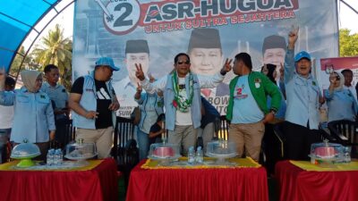 Kampanye di Mubar, ASR-Hugua Kembali Gaungkan Program Unggulan untuk Masyarakat Sultra