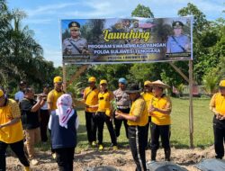 Polda Sultra Tabur 1000 Benih Ikan dan Penanaman Bibit Tanaman Pangan di Konawe, Dukung Ketahanan Pangan Nasional