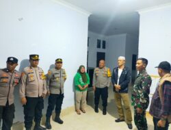 Bersama Dandim 1430 Konut, Kapolres Pantau Langsung Situasi Kamtibmas, Cek Pengamanan Kotak Suara