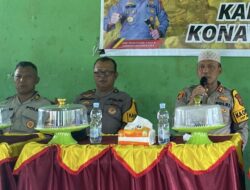 Polres Konut Menggelar Jum’at Curhat Di Desa Toreo, Kecamatan Wawolesea, Kab.Konawe Utara