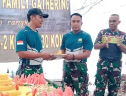 Kodim 1430 Konut Gelar Syukuran Family Gathering Di Pantai Wale Desa Ulusawa, Kecamatan Sawa