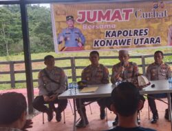 Polres Konut Gelar Jum’at Curhat Dengan Masyarakat Komunitas Menembak