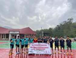 Jelang Hut Ke-5 Tahun 2025, Polres Konut Gelar Perlombaan Bola Volly Antar Satker