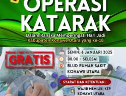 BLUD RS Konawe Utara Gelar Operasi Katarak Gratis