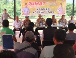 Kapolres Konut Gelar Jum’at Curhat Dengan Masyarakat Mancing Mania Kel.Wanggudu, Kecamatan Asera, Kab.Konawe Utara