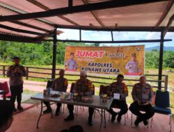 Polres Konawe Utara Gelar Jumat Curhat Dengan Seluruh Pimpinan Bank Koperasi Dan Pembiayaan Finance Konut