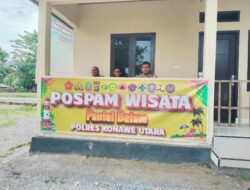 Pengunjung Obyek Wisata Meningkat, Polres Konawe Utara Turunkan Personel Pengamanan