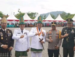 Bupati Ruksamin Pimpin Upacara HUT ke-18 Kabupaten Konawe Utara