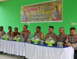 Polres Konawe Utara Gelar Kegiatan Jumat Curhat Dengan Masyarakat Desa Toreo Kecamatan Wawolesea