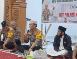 Sederhana Penuh Keakraban di Momen Syukuran Doa Bersama Peringatan Hut Ke-5 Polres Konawe Utara