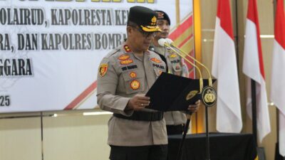 Pimpin Sertijab Sejumlah Pejabat Utama dan Kapolres, Ini Pesan Kapolda Sultra Irjen Pol Dwi Irianto, S.I.K., M.Si