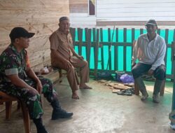 Tingkatkan Kerja Sama Yang Baik, Babinsa Koramil 02/Asera Komsos bersama Kepala Desa