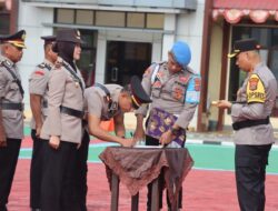 Kapolres Konawe Utara Pimpin Sertijab 3 Pejabat Utama dan 1 Kapolsek