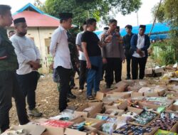 Bupati dan wakil Bupati Tinjau Pasar Tradisional Di Desa Boenaga Dan Memastikan Kestabilan Bahan Sembilan Pokok