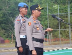 Kapolres Konawe Utara Pimpin Apel Gelar Pasukan Operasi Ketupat Anoa 2025, Mudik Aman Keluarga Nyaman