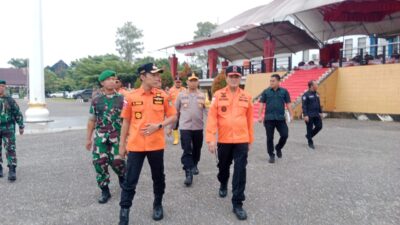 Bupati Konawe Utara H. Ikbar Pimpin Apel Siaga Darurat Bersama Wakil Bupati