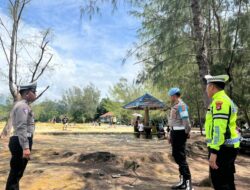 Polres Konawe Utara Siagakan Personel Amankan Lokasi Wisata Prioritas Pada Libur Panjang Idul Adha