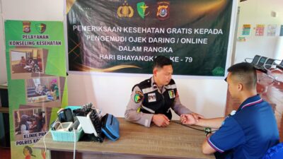 Bhakti Kesehatan Untuk Masyarakat, Dokkes Polres Konut Gelar Pemeriksaan Kesehatan Gratis 