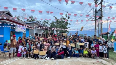 Pemdes Lahimbua Menggelar Kegiatan Lomba Beserta Anak KKN 