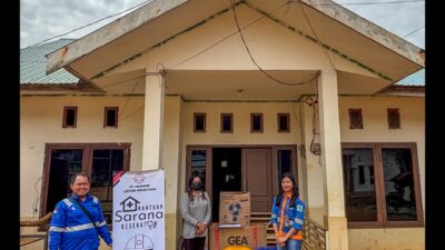 Wujud Nyata PPM Kesehatan Di Lingkar Tambang. PT MLP Salurkan Bantuan Sarana Kesehatan Di Desa Ngapainia