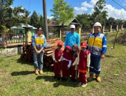 PT. KES SK 321 Wujudkan Keperdulian Buat Pagar Pengaman SDN 06 Landawe