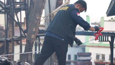 Selidiki Penyebab Kebakaran Gudang Arsip BKAD, Polres Konawe Utara Libatkan Tim Laboratorium Forensik Polda Sulsel
