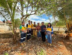 PT KES SK 321 Beri Bantuan Nyata Pembangunan Prasarana Rumah Ibadah Pura Pucak Sari Desa Tambakua