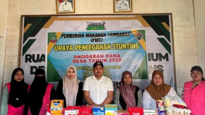 Pakai DD APBN, Pemdes Tadoloiyo Trans Kembali Tangani Stunting