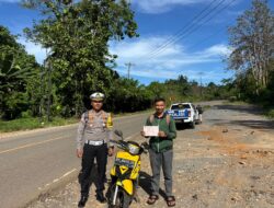 Patroli Hunting System Satgas Operasi Zebra 2025 Polres Konawe Utara Jaring 8 Pelanggar Kasat Mata