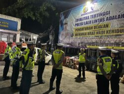 Pastikan Keamanan Malam Minggu, Ditlantas Polda Sultra Gelar AAP Patroli Dini Hari