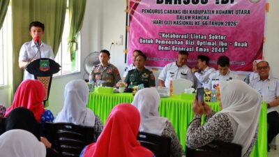 Bupati Konawe Utara Buka Bakti Sosial IBI Di Puskesmas Asera