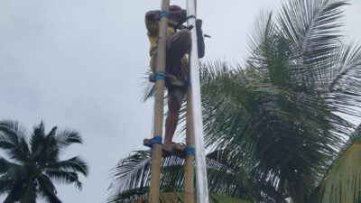 Pemdes Mataiwoy Programkan Lampu Jalan Guna Untuk Menerangi Seluruh Masyarakat Mataiwoy 