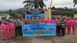 Raih Keberkahan Ramadhan, 150 Paket Takjil Dibagikan Polres Konawe Utara Bersama Bhayangkari Cabang Konut