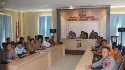 Polres Konut Gelar Rakor Lintas Sektoral Kesiapan Operasi Ketupat Anoa 2026, Sinergi Pengamanan Mudik Di Konawe Utara