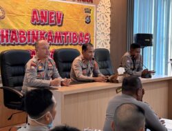 Anev Bhabinkamtibmas, Wakapolres Konut Tekankan Deteksi Dini, Mediasi Konflik Dan Program Ketahanan Pangan