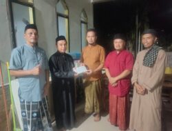 Ramadhan 1447 H, Forum Komunikasi Wartawan Konawe Utara Serahkan Donasi Ke Masjid Al-Muhajirin