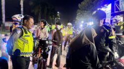 Ditlantas Polda Sultra Patroli Dini Hari, Lima Pelanggar Lalu Lintas Ditilang