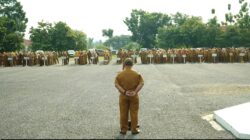 Asisten II Mewakili Bupati Pimpin Apel Gabungan Pemda Konawe Utara Tegas ASN Dan Sinergi Antar-OPD