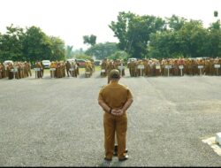 Asisten II Mewakili Bupati Pimpin Apel Gabungan Pemda Konawe Utara Tegas ASN Dan Sinergi Antar-OPD