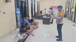 Polres Konut Amankan 12 Remaja Konsumsi Lem Fox, Berikan Edukasi Bahaya Kandungan Kimia
