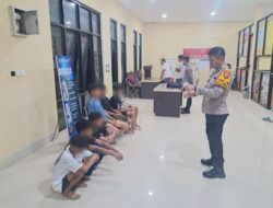 Polres Konut Amankan 12 Remaja Konsumsi Lem Fox, Berikan Edukasi Bahaya Kandungan Kimia