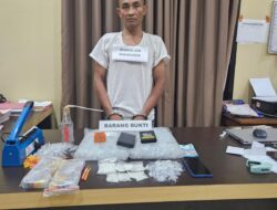 Polres Konawe Utara Bongkar Peredaran Sabu Skala Besar Di Desa Belalo, 140 Gram Barang Haram Disita