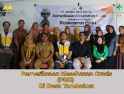 Di Hadiri Oleh Puluhan Warga, Menjemput Sehat Di Beranda Tambakua: Langkah Perdana PT KES SK 321 TAMBAKUA 